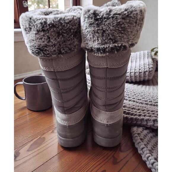 Land's End Kamik Women’s Haley Waterproof Boot Grey Size 10M - Picture 3 of 4